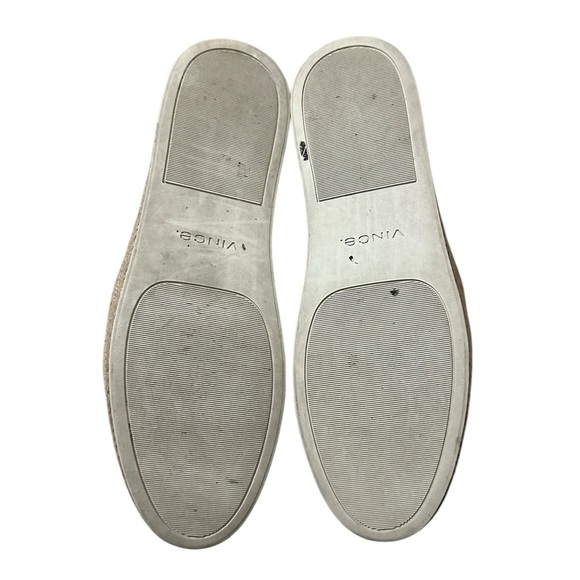 VINCE Women's Tan Winford Espadrille Suede Leather Loafers Size 10 Slip On - Picture 6 of 8